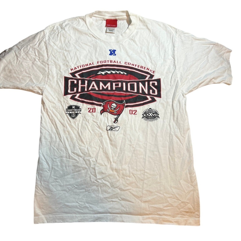 Reebok Tampa Bay Buccaneers NFL 2002 National Football Conference Champions ‎ M